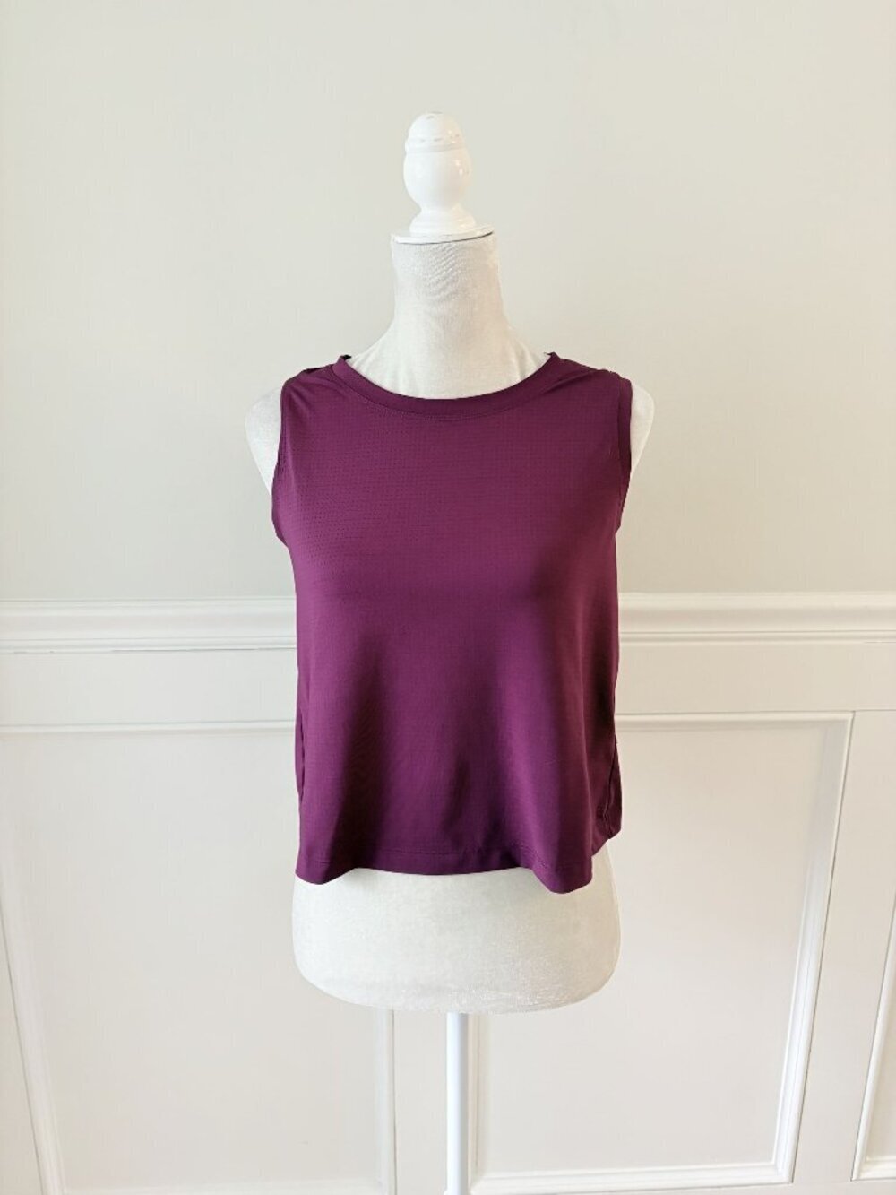 Z By Zella Pink Tulip Back Crop Athletic Tank Top Sleeveless S